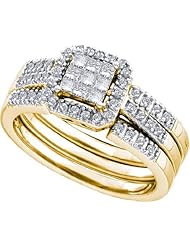 0.42CTW ROUND PRINCESS DIAMOND LADIES INVISIBLE RING