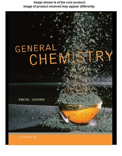 Student Solutions Manual for Ebbing/Gammon's General Chemistry, 10th