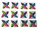 48 Minifig Crayons by MinifigFans - Birthday Party Favors For Girls 12 Sets of 4 - Made in the USA from Crayola Crayons