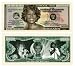 Whitney Houston Million Dollar Bill w/ Bill Protector