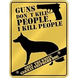 New  Obey The White German Shepherd Dog  Parking Sign Dog