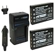 Wasabi Power Battery and Charger Kit for Sanyo DB-L50, DB-L50AU, VPC-FH1, VPC-FH1A, VPC-HD1000, VPC-HD1010, VPC-HD2000, VPC-HD2000A, VPC-TH1, VPC-WH1
