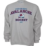 Colorado Avalanche Stacked Logo Crewneck Fleece Sweatshirt at Reebok