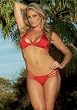 Lycra Halter Top With Criss Cross Front And Adjustable Back Closure.