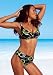 Sports : BIKINI schwarz bunt Gr. 36-38 B&uuml;gel F-Cups NEU