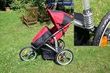 KRANICH 66087 ALU children buggy Jogger with suspension and brakes TUeV/GS