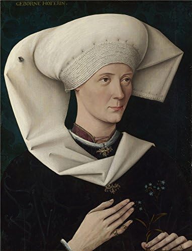 Vintastore Wood Framed Modern Wall Art Decor Portrait Of A Woman Of The Hofer Family About 1470 Swabian Print On Definition Canvas