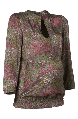 ESPRIT Maternity Damen Umstandsmode/ Bluse, All over Druck U84306, Gr. 40 (L), Mehrfarbig  Preisvergleich