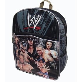 WWE Wrestling REY MYSTERIO JOHN CENA UNDERTAKER Large BACKPACK Bag