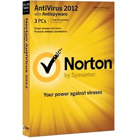 Norton Antivirus 2012, 3 Computers, 1 Year Subscription (PC)