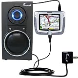 10 Watt Battery Powered Portable Amplified Audio Speaker with Dual charger also charges the Magellan Roadmate 6000T