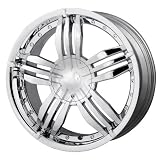 18x7.5 MPW Style MP105 (Chrome) Wheels Rims 5x108 114.3 (MP105-8714C) by MPW