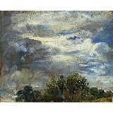 Study of Sky and Trees, by John Constable (Print On Demand)