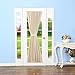 RHF Blackout French Door Curtains - Door panel 40W by 72L Inches-Beige