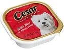 Cesar Canine Cuisine with Beef in Meaty Juices for Small Dogs, 3.5-Ounce Trays (Pack of 24)