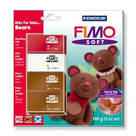 Staedtler Fimo Soft Set Kits For Kids Bears 8024 31 L2