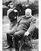 Photographic Prints of Winston Churchill posing in the garden of the White House from Mary Evans