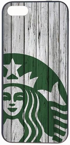 Fashion Wooden Starbucks Plastic Hard Case Cover Back Skin Protector For Apple iPhone 5 5G by Alexism
