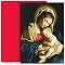 Madonna And Child At Rest Holiday Cards