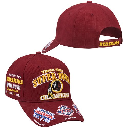 Reebok Washington Redskins Super Bowl Champions Commemorative Cap Adjustable