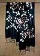 Pashmina shawl, 'Floral Intrigue'