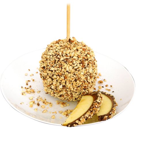 Almond Chocolate Caramel Apple by Bouquet of Fruits