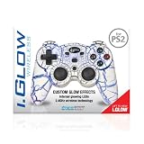 Playstation 2  i.Glow 2.4 GHZ Wireless Controller with 5 built in LED's (Without Rumble)