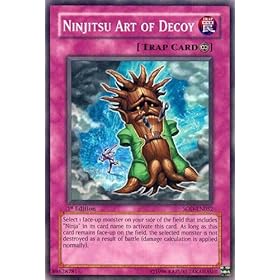  2004 Soul of the Duelist Unlimited # SOD-EN52 Ninjitsu Art of Decoy / Single YuGiOh! Card in Protective Sleeve