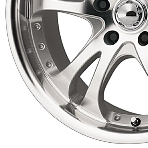 American Racing Casino AR383 Silver Wheel with Machined Face And Lip (18x8