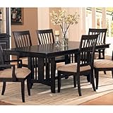 Sunset Collection Cappuccino Finish Wood Formal Dining Table