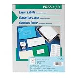 Avery 30606 Pres-a-ply laser address labels, 1 x 2 5/8 inch, white, 7500 per box