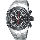 Pulsar Men's Tech Gear Alarm Chronograph Silver-Tone Watch #PF3527