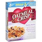 Big G Oatmeal Crisp Hearty Raisin Cereal, 18 Ounce -- 12 per case.