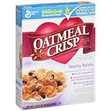General Mills Oatmeal Crisp Hearty Raisin - 12 Pack
