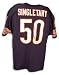 Mike Singletary Chicago Bears Autographed Blue Throwback Jersey with HOF 98 Inscription