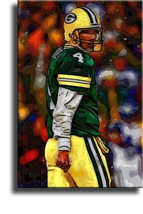 Completely Handpainted American Football Sport Painting, Custom Order FL2616, Oil on Canvas, with Option to Paint Jerry, Brett & Co. from Any Other Favorite Photograph or Picture, Unframed, Size 18