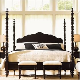 Lexington 01-0801-175C Long Cove Newport Poster Bed in Midnight