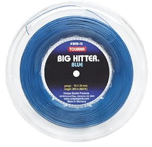 Unique Tourna Poly Big Hitter 16-Guage Tennis String Reel, Blue