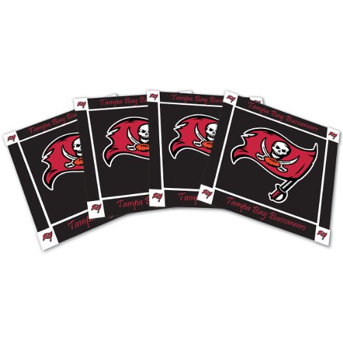 NHL Tampa Bay Buccaneers 4 Pack Ceramic Coasters