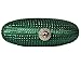 Chicastic Rhinestone Crystal Minaudiere Hard Mini Wedding Cocktail Evening Clutch Bag (Emerald Green)