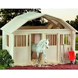 Breyer Horses Traditiona - Accessories - Two-Stall Natural W