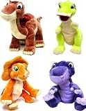  : The Land Before Time Set of 4 Plush 6 Inch Figures