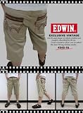 EDWIN/エドウィン404XVSウエスタン刺繍入りジッパーポケットチノハーフパンツ