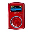 Sandisk Sansa Clip Tragbarer MP3-Player 2 GB mit integriertem FM-Tuner rot