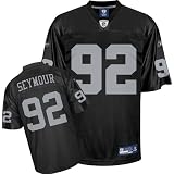Reebok Oakland Raiders Richard Seymour Replica Jersey Size: Medium