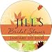 Baby Keepsake: Orange Falling Leaves Design Personalized Travel Candle Favors - Unass (Set of 24)