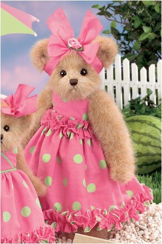 51uK3Lky%2BbL Patsy Polkadots Bearington 14 Dressed Teddy Bear Christmas Stuffed Animal Gift By Bearington Collection