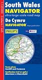 South Wales Navigator Ultra-Large Scale Road Map: Town Plans - Cardiff & Swansea (Philip s Road Atlases & Maps)