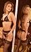 1452 Lace Bra 4pc Set Size: One Size-Black intimates