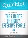 Quicklet on Stephen R. Covey's The 7 Habits Of Highly Effective People (CliffNotes-like Book Summary)